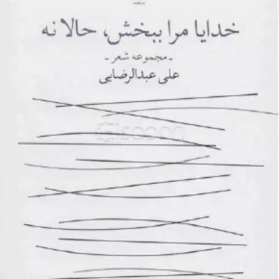 کتاب خدایا مرا ببخش حالا نه مجموعه شعر