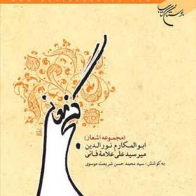 کتاب گنج معانی(مجموعه اشعار میرسیدعلی علامه فانی) ناشر انتشارات بوستان کتاب ن